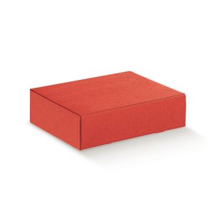 Rauð 3-flösku askja