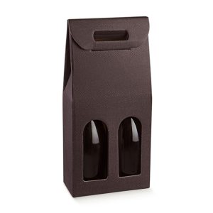 Coffee flöskuaskja m/glugga
