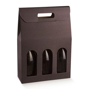Coffee flöskuaskja m/glugga